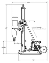 Load image into Gallery viewer, M5 PRO Heavy Duty Q.D. Combination Core Drill Rig