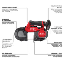 Load image into Gallery viewer, Milwaukee M12 FUEL Compact Band Saw Kit - 2529-21XC - product detail