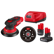 Load image into Gallery viewer, Milwaukee M12 FUEL 6" Random Orbital Sander Kit (3/32") - 2584-22CX