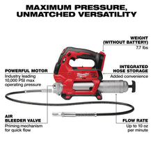 Load image into Gallery viewer, Milwaukee M18 Cordless 2-Speed Grease Gun (Tool Only) - 2646-20 - product detail