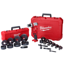 Load image into Gallery viewer, Milwaukee M18 FORCE LOGIC 6T Knockout Tool 1/2" - 4" with Punches and Dies - 2677-04