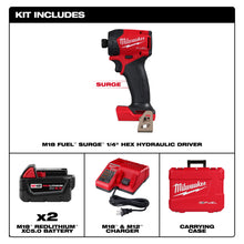 Load image into Gallery viewer, Milwaukee M18 FUEL SURGE 1/4" Hex Hydraulic Driver Kit - 2761-22 - product detail