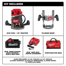 Load image into Gallery viewer, Milwaukee M18 FUEL™  1/2" Router Kit 2838-21 — view 2