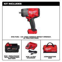 Load image into Gallery viewer, Milwaukee M18 FUEL™ 1/2" High Torque Impact Wrench w/ Friction Ring Kit 2967-21B — view 3
