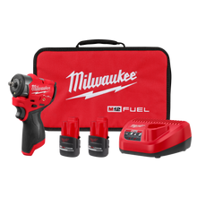 Load image into Gallery viewer, Milwaukee M12 FUEL 3/8" Subcompact Impact Wrench w/ Friction Ring Kit - 3049-22