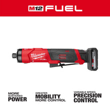 Load image into Gallery viewer, Milwaukee M12 FUEL 1/4" Straight Die Grinder Kit - 3486-22 - product detail