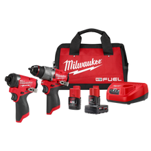 Load image into Gallery viewer, Milwaukee M12 FUEL 2-Tool Combo Kit - 3497-22