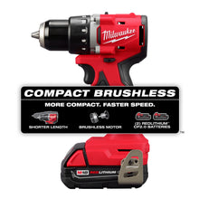 Load image into Gallery viewer, Milwaukee M18™ Compact Brushless 1/2" Drill/Driver Kit 3601-21CT — view 2