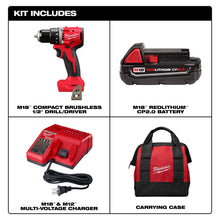 Load image into Gallery viewer, Milwaukee M18™ Compact Brushless 1/2" Drill/Driver Kit 3601-21CT — view 3