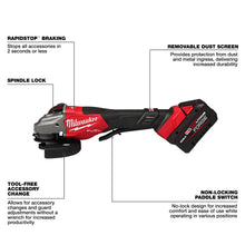 Load image into Gallery viewer, Milwaukee M18 FUEL™ 4-1/2"-6" Braking Grinder, Paddle Switch Kit - 3670-22 — additional product view 4
