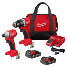 Load image into Gallery viewer, Milwaukee M18™ Compact Brushless 2-Tool Combo Kit 3692-22CT — view 1