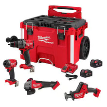 Load image into Gallery viewer, Milwaukee 3697-24PO complete 4-tool PACKOUT kit