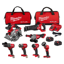 Load image into Gallery viewer, Milwaukee M18 FUEL™ 7-Tool Combo Kit 3697-27 — view 1