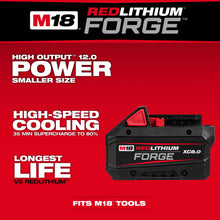 Load image into Gallery viewer, Milwaukee M18™ REDLITHIUM™ FORGE™ XC8.0 Battery Pack 48-11-1881 — view 2