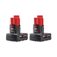 Load image into Gallery viewer, Milwaukee M12 REDLITHIUM XC4.0 Battery Two Pack - 48-11-2442