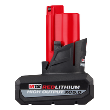 Load image into Gallery viewer, Milwaukee M12 REDLITHIUM HIGH OUTPUT XC5.0 Battery Pack - 48-11-2450