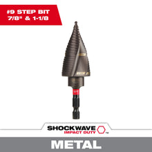 Load image into Gallery viewer, Milwaukee SHOCKWAVE Impact Duty #9 7/8" &amp; 1-1/8" Step Drill Bit - 48-89-9249 - product detail