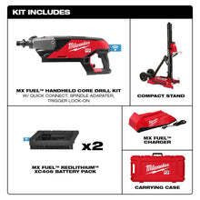 Load image into Gallery viewer, Milwaukee MX FUEL™ Handheld Core Drill Kit w/ Stand - MXF301-2CXS — additional product view 2