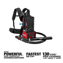 Load image into Gallery viewer, Milwaukee MX FUEL™ Backpack High Cycle Concrete Vibrator Kit w/ 7' Whip / 1.75" Head - MXF372-2XCB — additional product view 3
