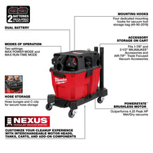 Load image into Gallery viewer, Milwaukee M18 FUEL NEXUS 9 Gallon Dual-Battery Wet/Dry Vacuum Kit - 0920-22HD - additional product detail 1