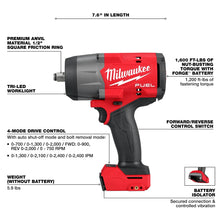 Load image into Gallery viewer, Milwaukee M18 FUEL™ 1/2" HTIW w/ Friction Ring &amp; Grease Gun Combo Kit - 2967-22GG - additional product detail 1