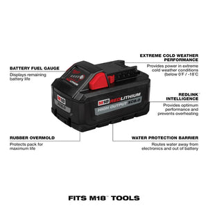 Milwaukee® M18™ RedLithium™ FORGE™ Battery XC8.0 - NEW