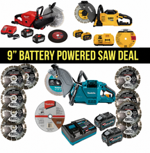 Load image into Gallery viewer, 9" Battery Saw Package