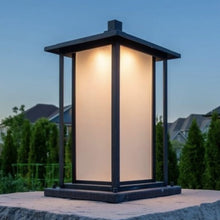Load image into Gallery viewer, Pier Light - Noble, Color Changing w/Tru-Scapes App - 12V 6W LED 360° beam RGBCW, w/silicone wire nuts, mounting base, drill template, anchor kit and masonry drill bit