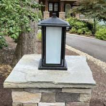 Load image into Gallery viewer, Pier Light - Noble, Color Changing w/Tru-Scapes App - 12V 6W LED 360° beam RGBCW, w/silicone wire nuts, mounting base, drill template, anchor kit and masonry drill bit