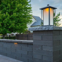 Load image into Gallery viewer, Pier Light - Noble, Color Changing w/Tru-Scapes App - 12V 6W LED 360° beam RGBCW, w/silicone wire nuts, mounting base, drill template, anchor kit and masonry drill bit