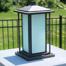 Load image into Gallery viewer, Pier Light - Noble, Color Changing w/Tru-Scapes App - 12V 6W LED 360° beam RGBCW, w/silicone wire nuts, mounting base, drill template, anchor kit and masonry drill bit