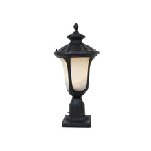 Load image into Gallery viewer, Pier Light - Traditional, 12V 2W G4 LED 360° beam 2700k, w/silicone wire nuts, mounting base, drill template, anchor kit and masonry drill bit