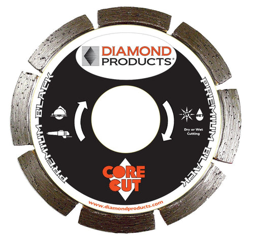 Premium Black Segmented Small Diameter Diamond Blades