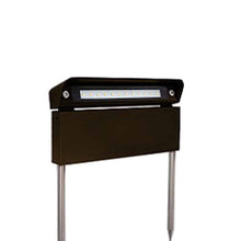 Load image into Gallery viewer, "*NEW* Low Profile Adjustible Walkway Wash Light 7"" LED w/replaceable lamp, 12V 1W, 78LM, Color Changing - RGBCW, w/silicone wire nuts (uses A6000 replaceable lamp)  LIMITED SUPPIES IN STOCK!
