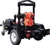 QP4TKT28 Diesel Pump on Trailer