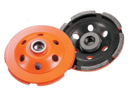 Heavy Duty Orange Segmented Cup Grinders