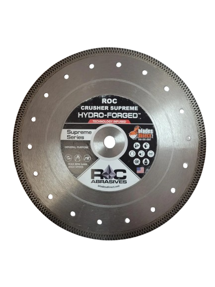 ROC Abrasives: 10” Roc Crusher TSEG Supreme Diamond Blade Clearance NEW