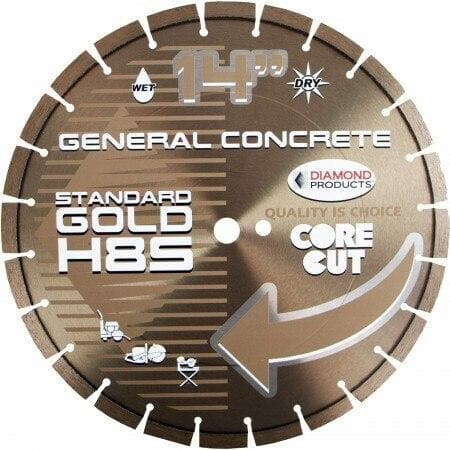 Standard Gold High Speed Diamond Blades -H8S