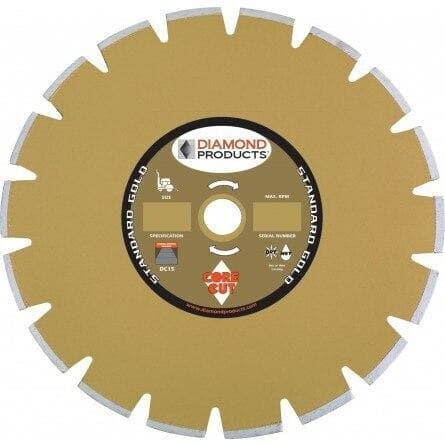 Standard Gold Segmented Dry Walk Behind Blades