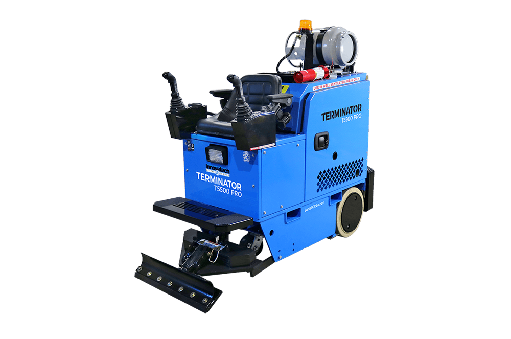 TERMINATOR T5500PRO RIDE-ON FLOOR SCRAPER  55HP PROPANE