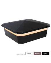 Load image into Gallery viewer, Tru-Scapes® 5″ Composite LED Deck Post Cap Light (Fits Timbertech Radiance Post)