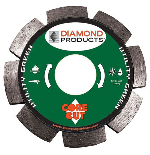 Utility Green Segmented Tuck Point Diamond Blades