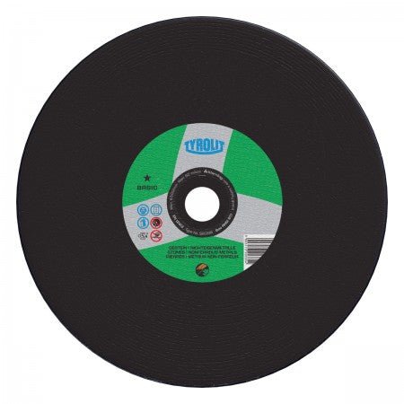 Tyrolit BASIC Cold Pressed Walk Behind Wheels for Asphalt & Green Concrete-Type 1 (Pack of 10)