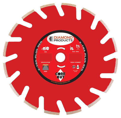 X-Tra Plus Red Ultimate High Speed Diamond Blades