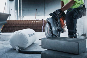 Husqvarna Power Cutter Saw In Action