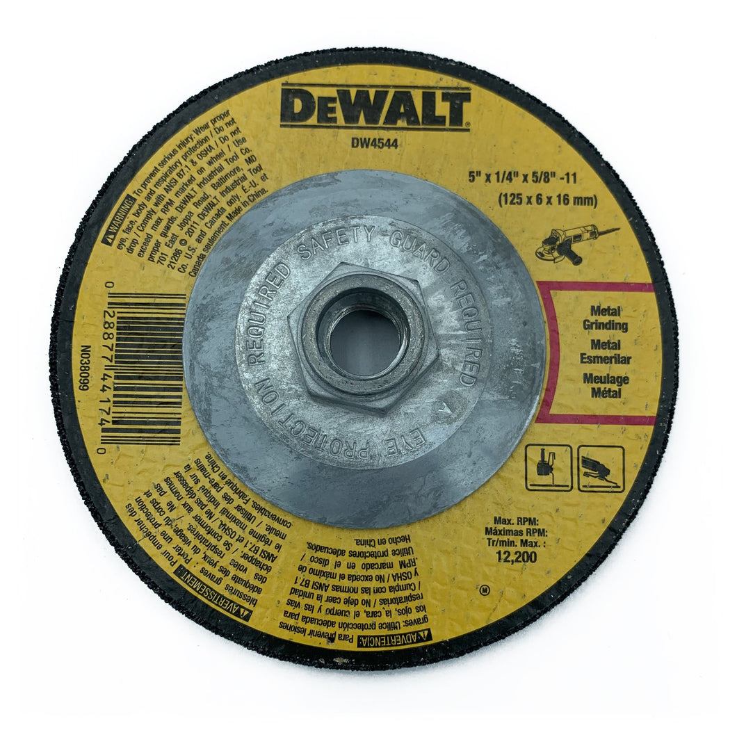 Dewalt 5” Fast Cut Metal Grinding Wheel (10 Pack)